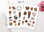 Preview: Herbst Mädchen Sticker Set